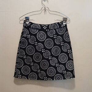 Michael Kors Black and White Mini Pencil Skirt